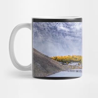 In the Valley of Larches Mug